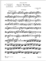 Chant Saphique Op.91 - SAINT-SAËNS - Partition - Violoncelle